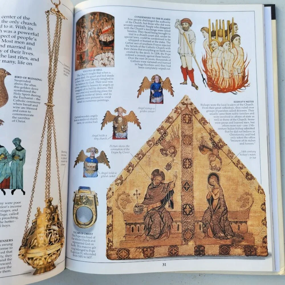 DK Eyewitness Books Medieval Life Discover Medieval Europe Hardcover Book 978075